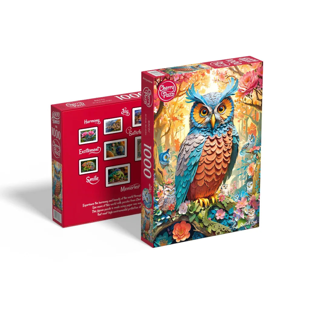 Puzzle 1000 CherryPazzi Quilled Owl 30776