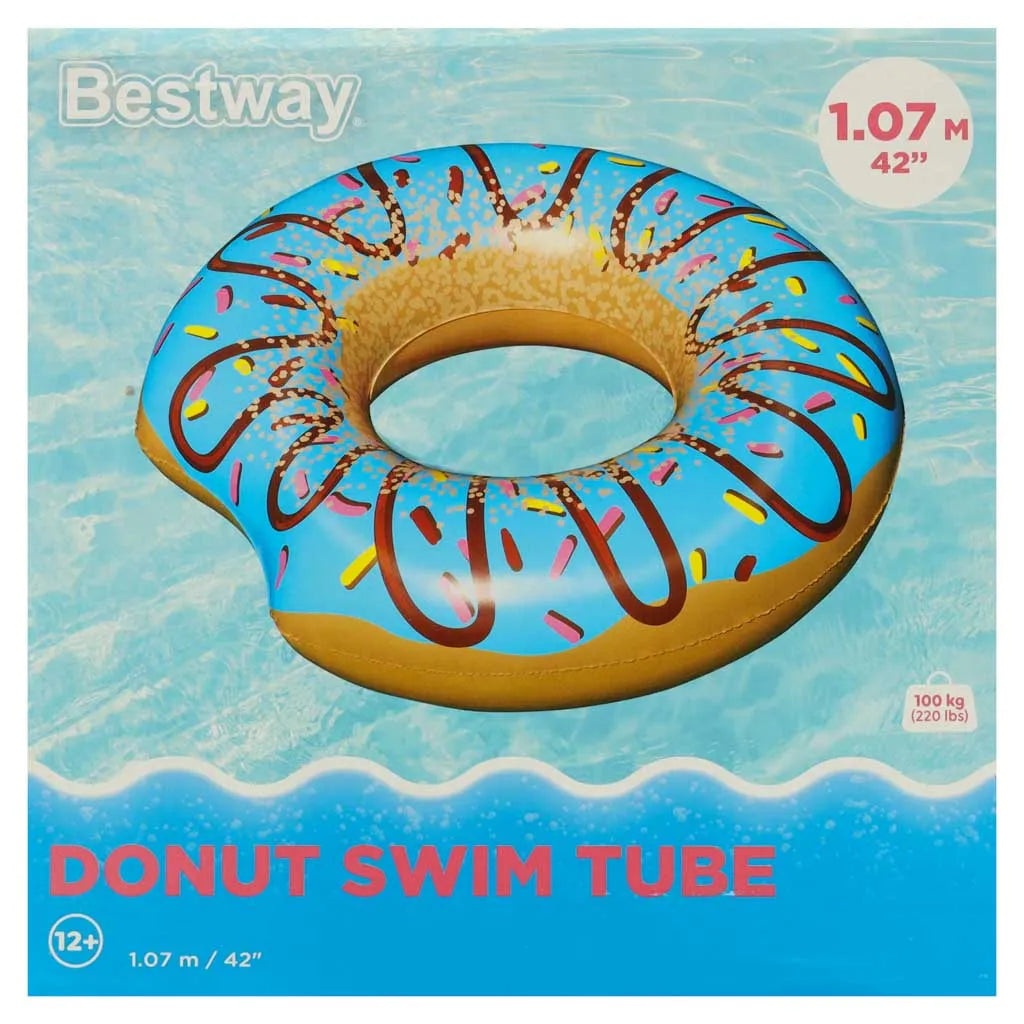 Koło do Pływania 36118 Donut niebieski 107 cm 12+ Bestway - pudełko