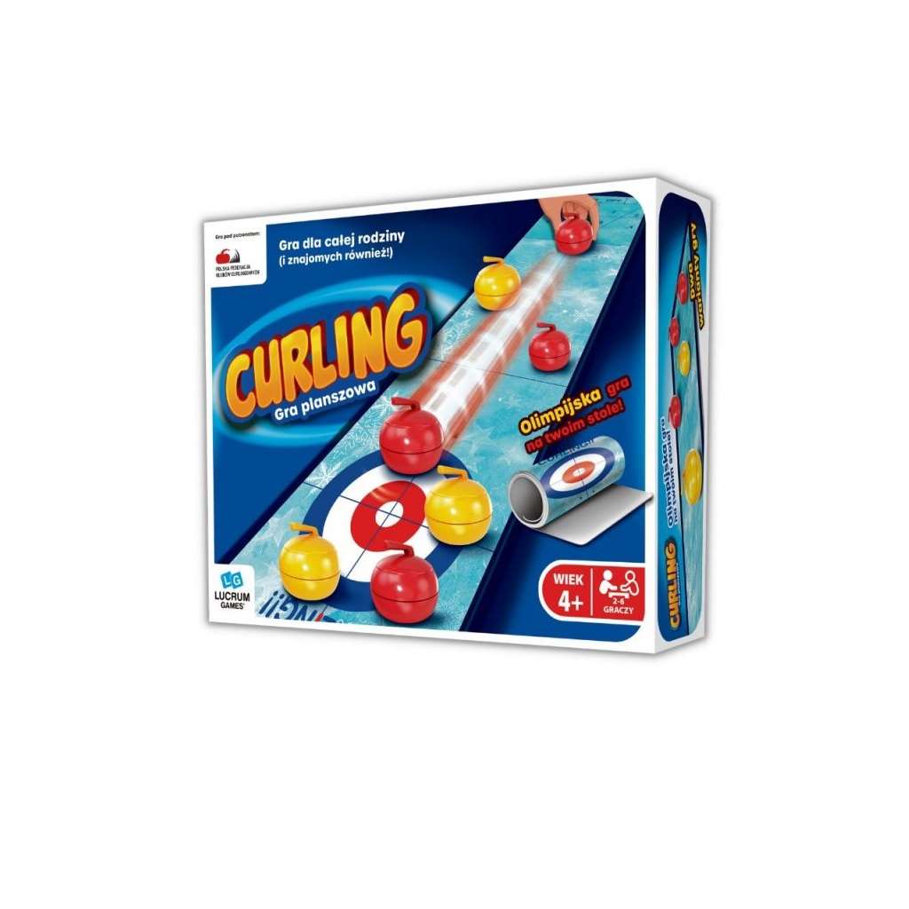 Curling gra planszowa zręcznościowa 4+ LUCRUM GAMES - pudełko