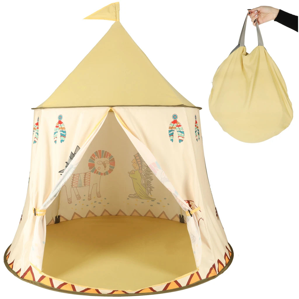 Domek namiot składany do zabawy Tipi Wigwam 110x117 cm