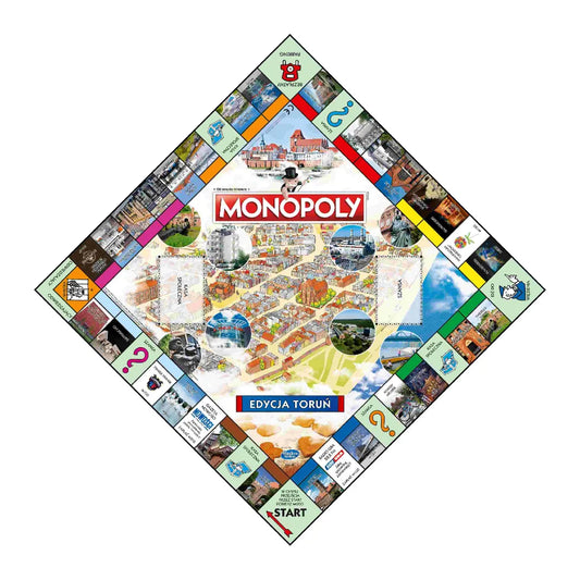 Gra planszowa Monopoly edycja Toruń Winning Moves