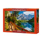 Puzzle 1000 elementów Jezioro Braies Włochy 68x47cm CASTORLAND