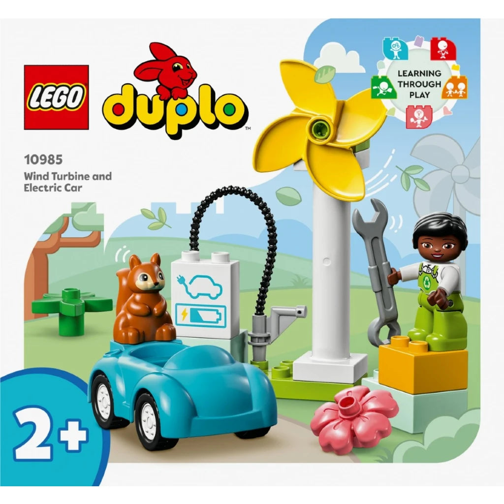 Klocki Duplo 10985 Turbina wiatrowa i samochód elektryczny 2+ LEGO