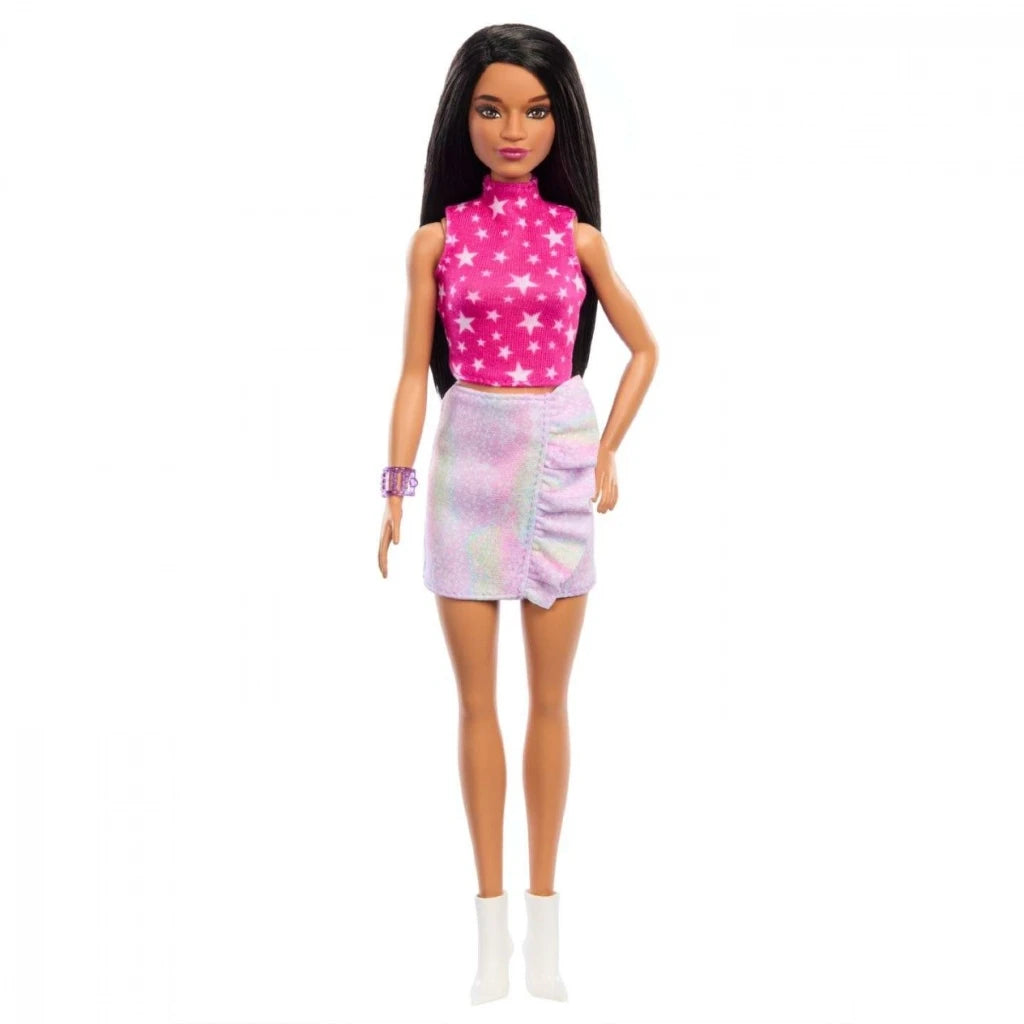 Lalka Barbie Fashionistas Top z Gwiazdkami FBR37/HRH13 Mattel