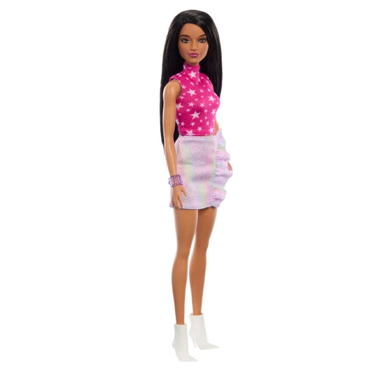 Lalka Barbie Fashionistas Top z Gwiazdkami FBR37/HRH13 Mattel