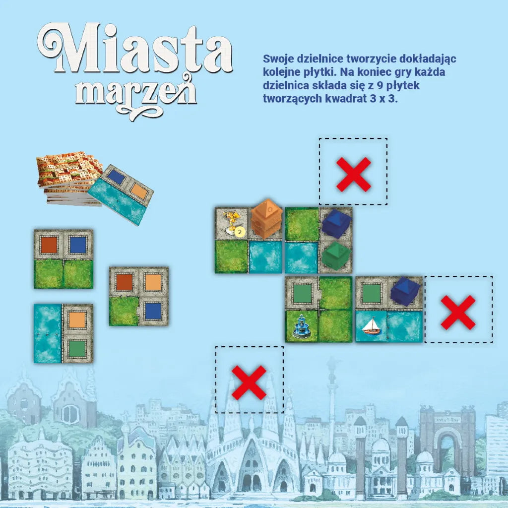 Miasta Marzeń Gra Planszowa 10+ Nasza Księgarnia