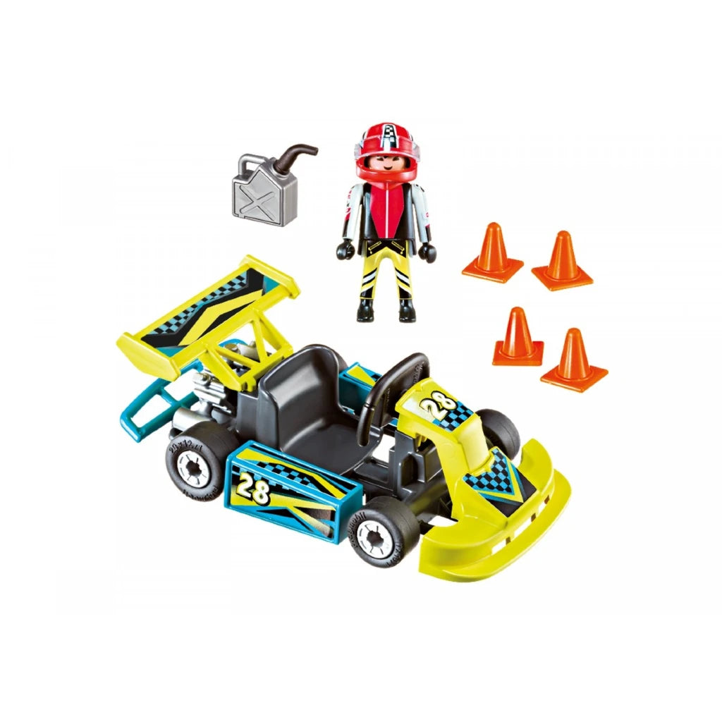 Zestaw Action 9322 Gokart w walizeczce 4+ Playmobil