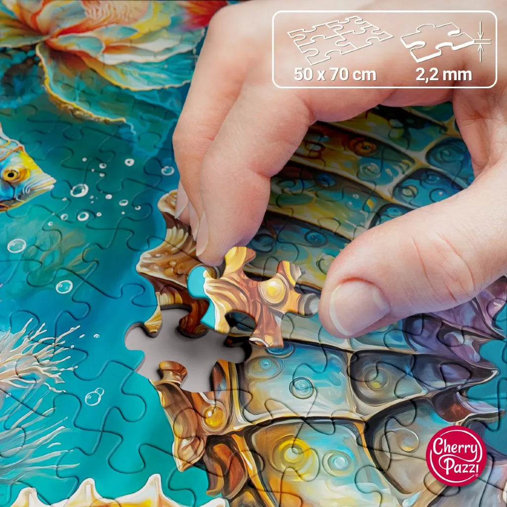 Puzzle 1000 elementów Seahorse 30783 CherryPazzi - zbliżenie