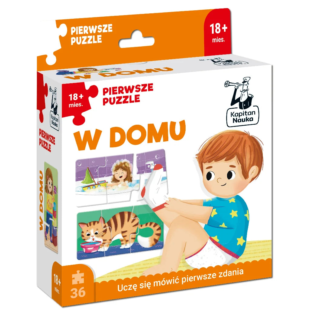 Puzzle 2 i 3 elementy W Domu Kapitan Nauka