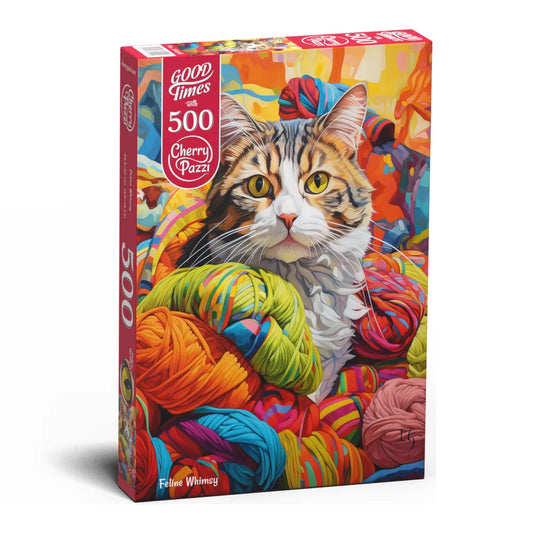 Puzzle 500 elementów Feline Whimsy 20098 CherryPazzi