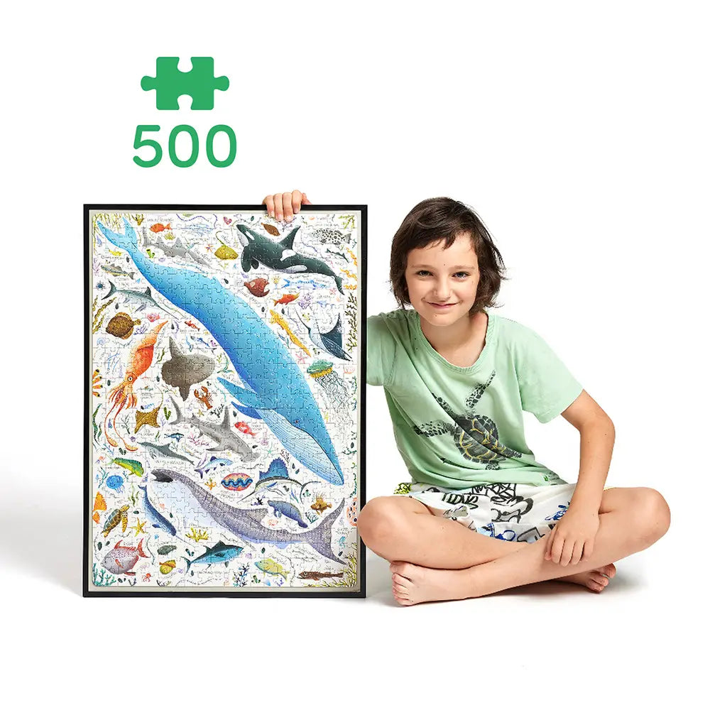 Puzzle 500 elementów Ryby 9+ Puzzlove CzuCzu