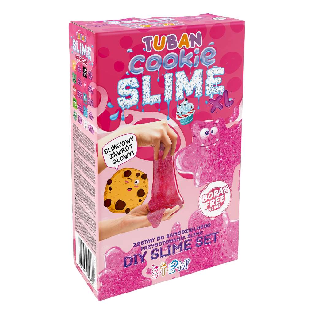 Masa plastyczna zestaw super slime - Ciastko XL TUBAN