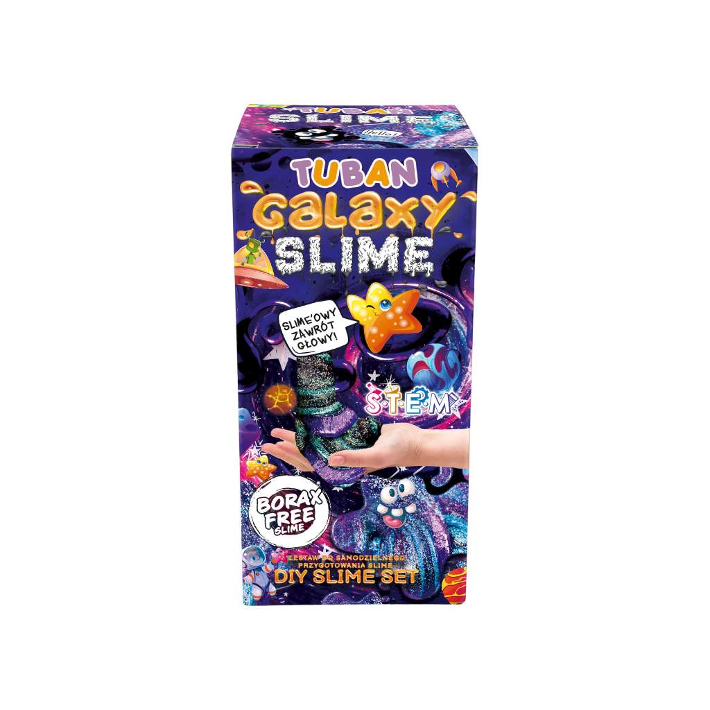 Masa plastyczna zestaw slime DIY - Galaxy TUBAN