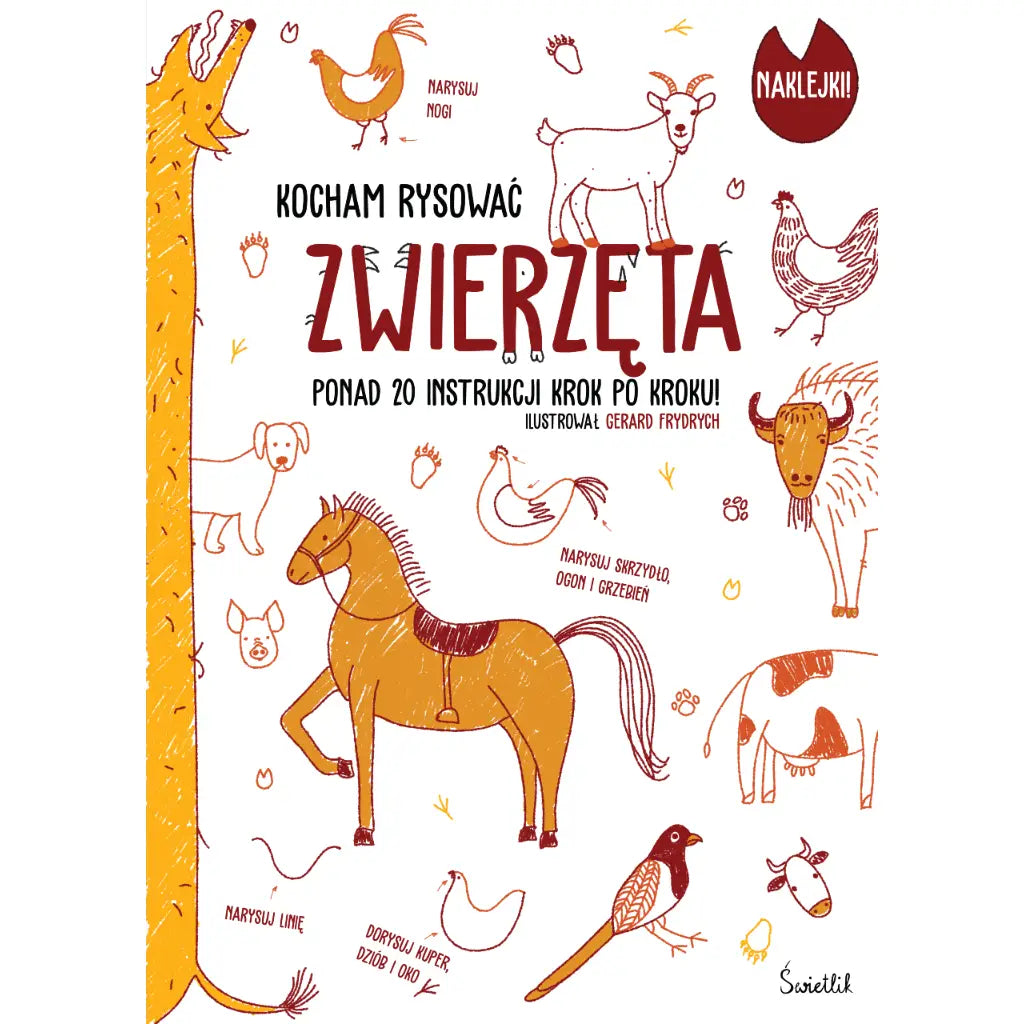 Zwierzęta. Kocham rysować Świetlik