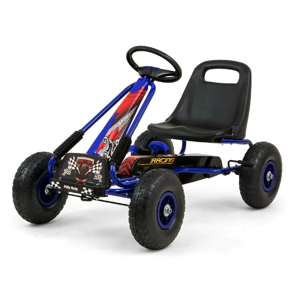 Gokart na Pedały Thor Blue 3-8 lat do 30 kg Milly Mally