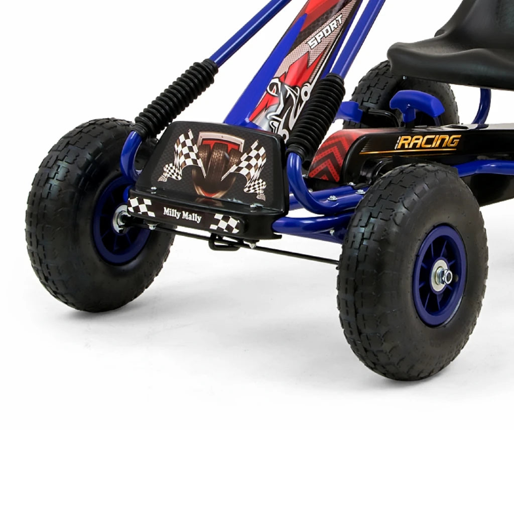 Gokart na Pedały Thor Blue 3-8 lat do 30 kg Milly Mally