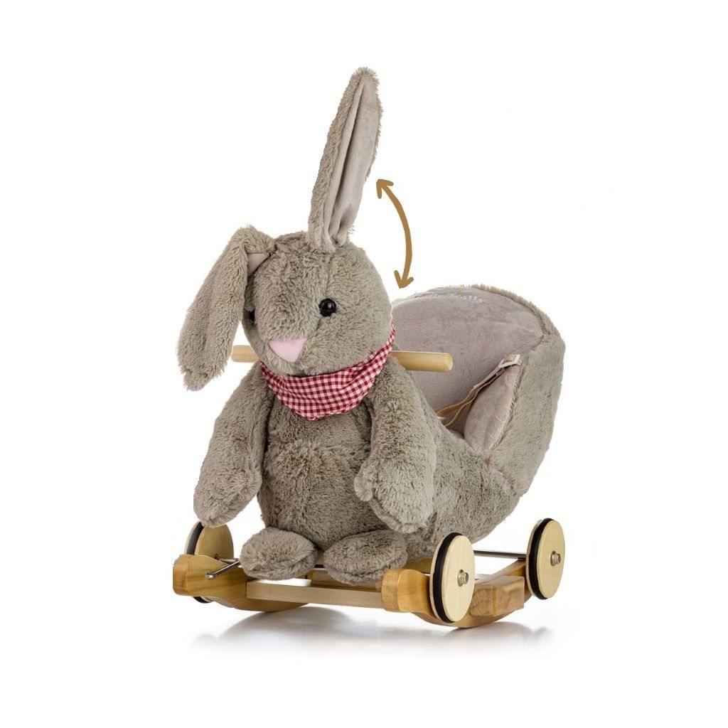 Bujak dla dzieci Królik Polly Plus - Grey Bunny Milly Mally