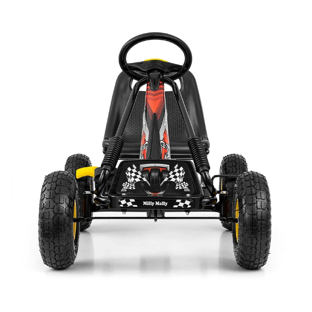 Gokart na Pedały Thor Black 3-8 lat do 30 kg Milly Mally