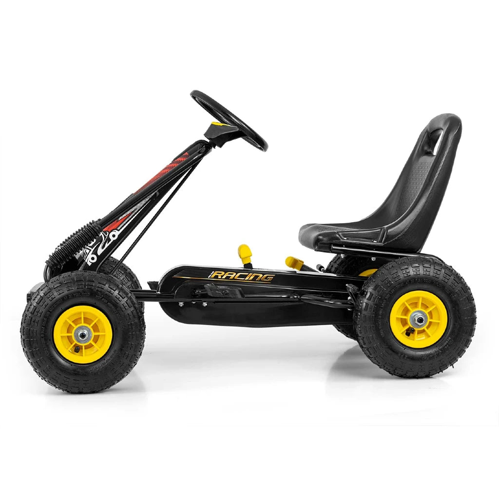 Gokart na Pedały Thor Black 3-8 lat do 30 kg Milly Mally