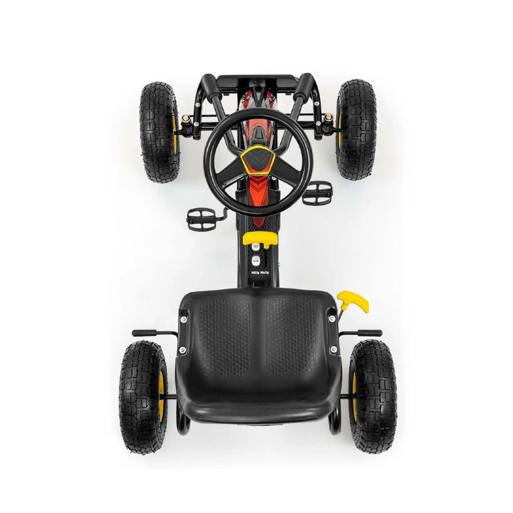 Gokart na Pedały Thor Black 3-8 lat do 30 kg Milly Mally