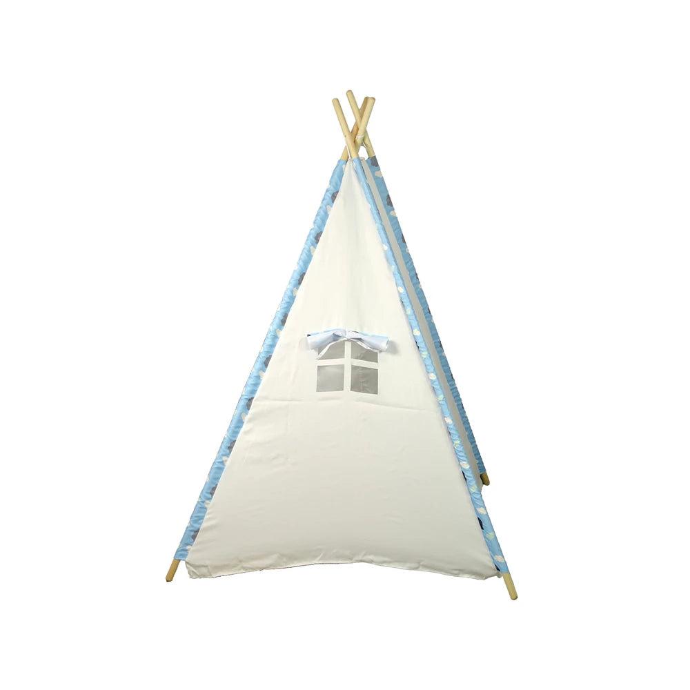 Domek Namiot indiański do zabawy Tipi Wigwam chmurki LEANToys