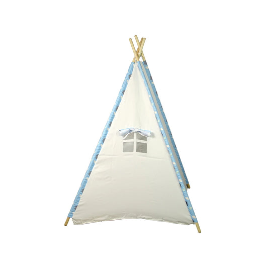 Domek Namiot indiański do zabawy Tipi Wigwam chmurki LEANToys