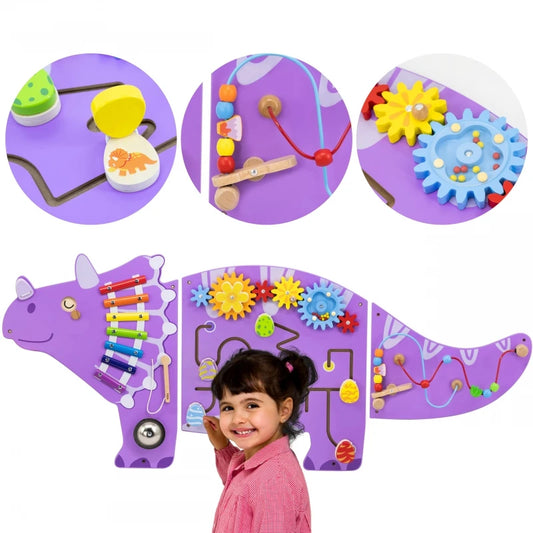 Tablica Manipulacyjna Sensoryczna EDU Triceratops 44753 Viga